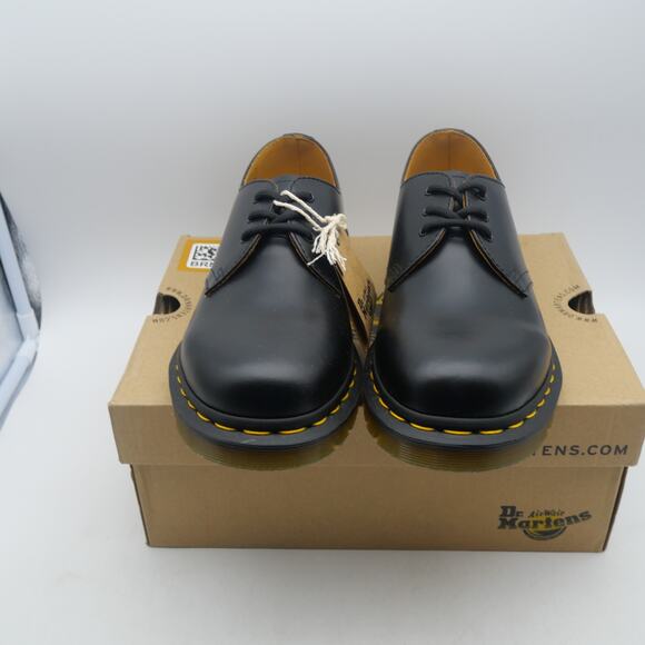 NEW Dr. Martens Women's 9 1461 Smooth Oxford  Black Leather Shoes - Picture 3 of 8